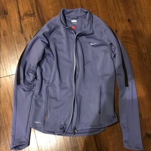 Nike FitDry Size M Jacket purple and brown